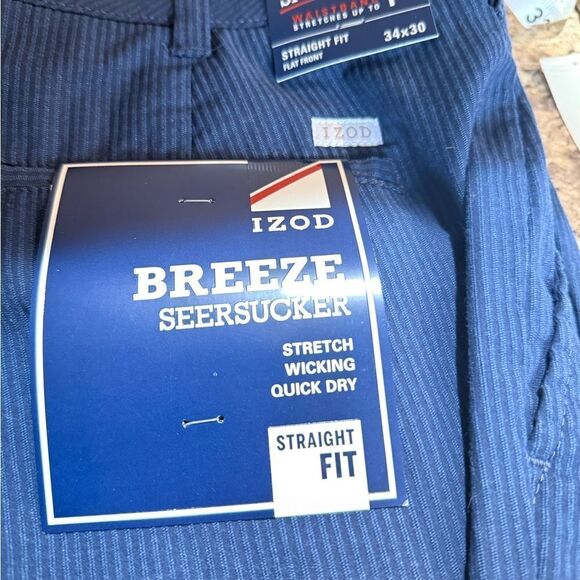 Izod sport flex stretch waist band size 30 L 34W - Picture 5 of 8